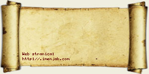 Matija Bzeničanin vizit kartica